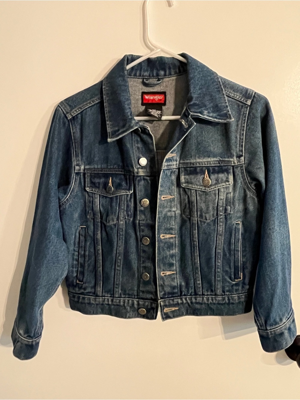 Vintage Older Kids Size 8/10 Wrangler Hero Jean Jacket